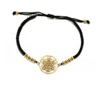 Colored Women's Metatron Cube Bracelet black