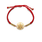 Colored Women's Metatron Cube Bracelet red