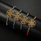 Colored Women's Metatron Cube Bracelet red