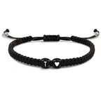 Bracelet tressé initiale t