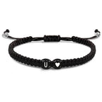 Bracelet tressé initiale u