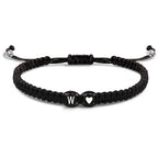 Bracelet tressé initiale w