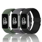 Bracelet tressé pour montre Fitbit Charge 5, Charge 6