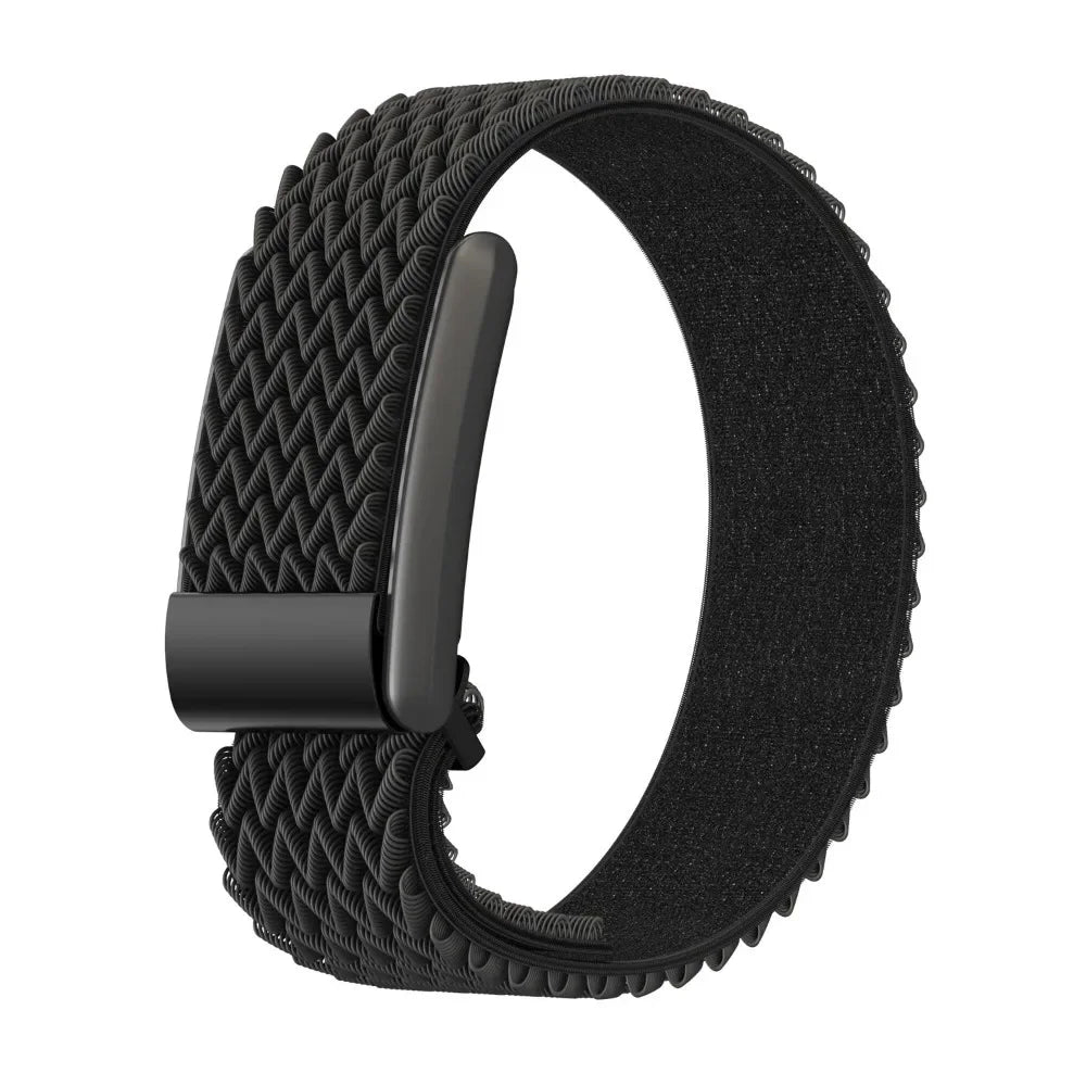Bracelet en nylon pour montre Google Fitbit Air noir