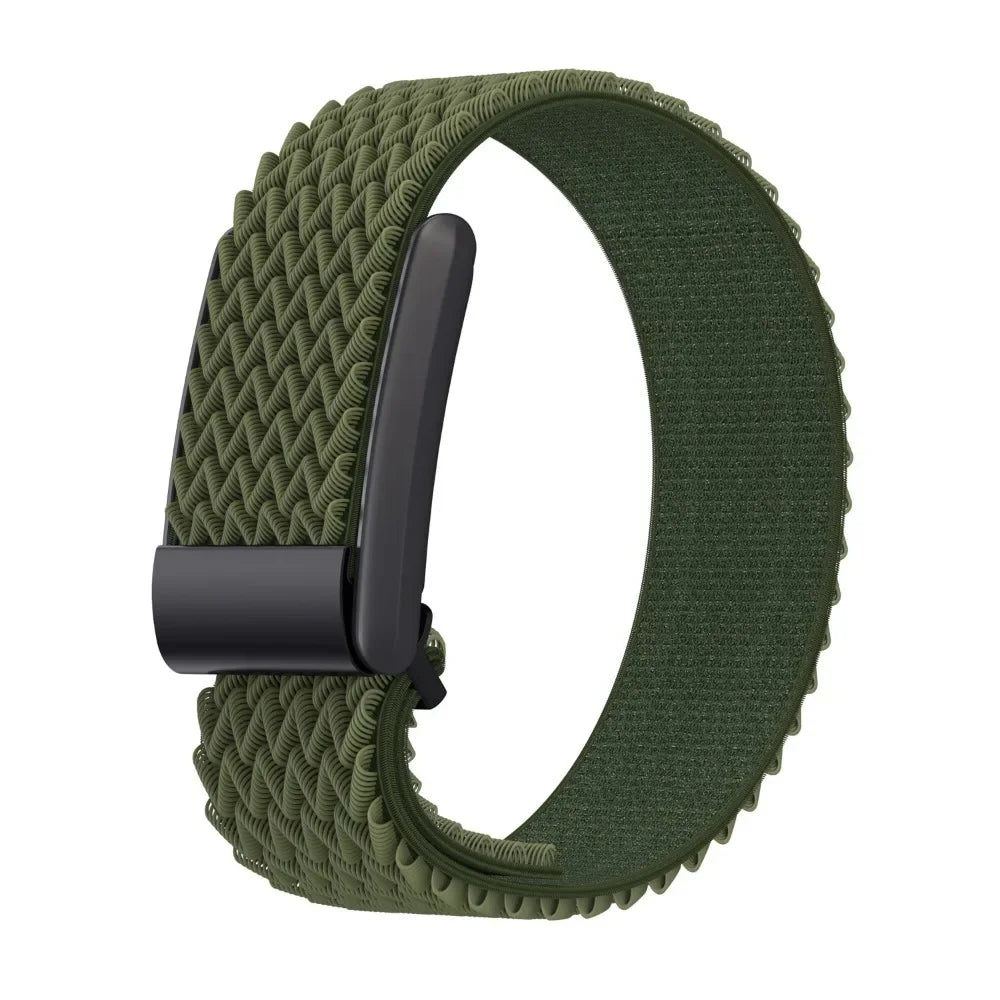 Bracelet en nylon pour montre Google Fitbit Air vert