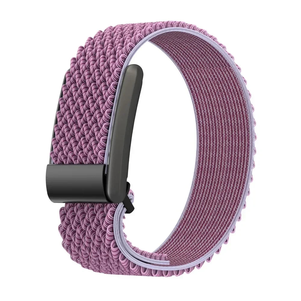 Bracelet en nylon pour montre Google Fitbit Air violet