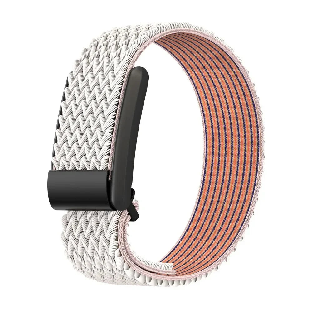 Bracelet en nylon pour montre Google Fitbit Air blanc