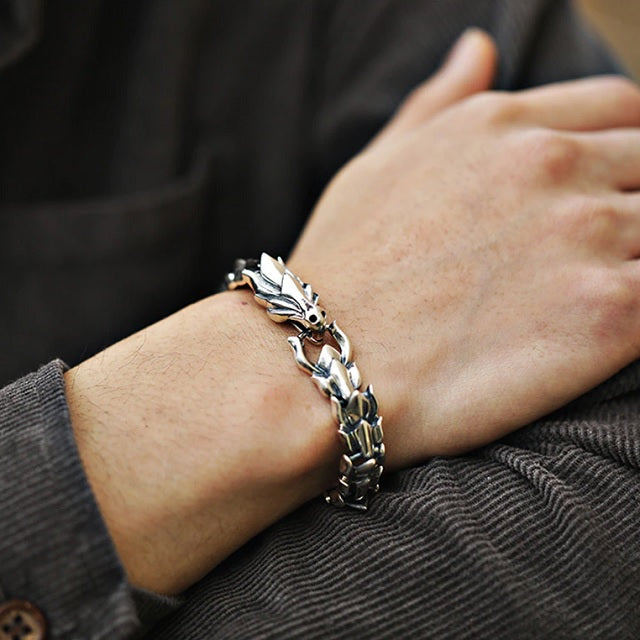 Viking Ouroboros Bracelet