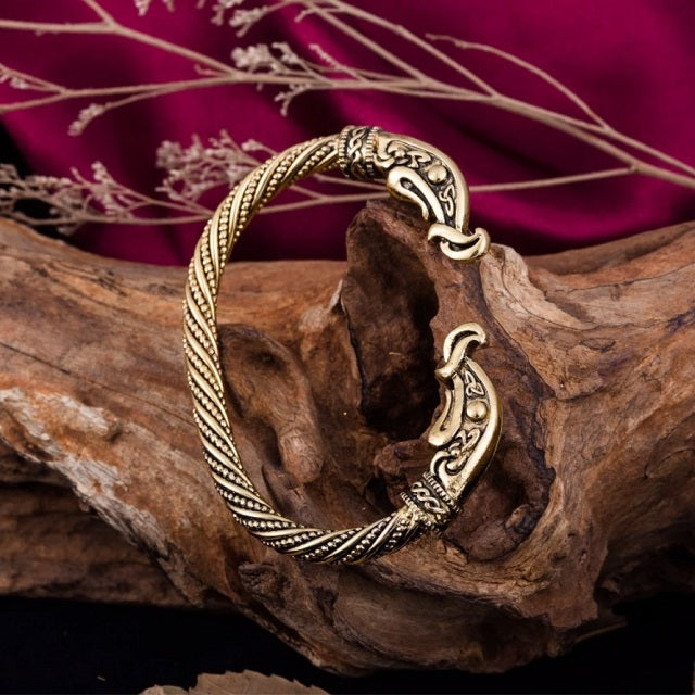 Viking Ragnar Gold Bracelet