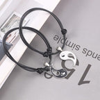 Separable Yin Yang Couple Bracelet