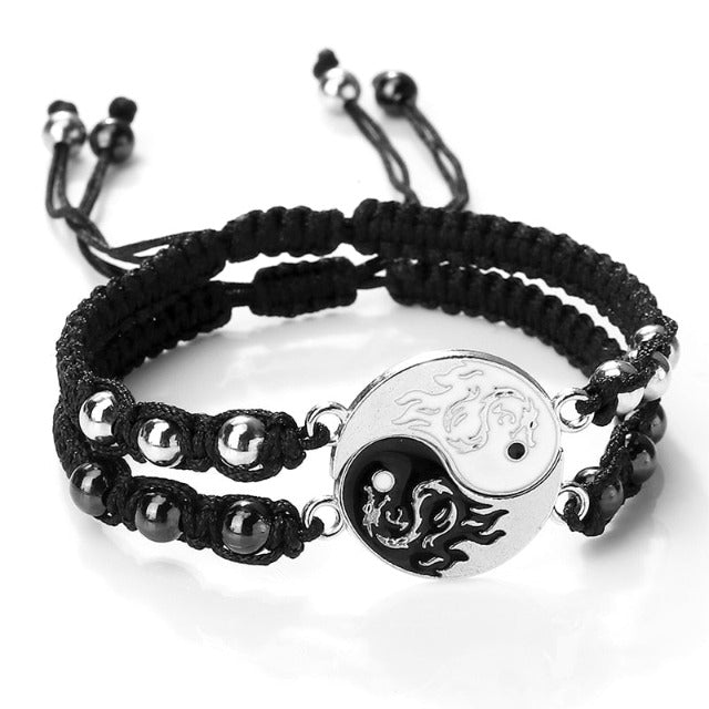 Yin Yang Separable Bracelet Couple Best Friends Chain Man Woman