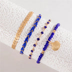 Blue Bohemian Style Bracelets