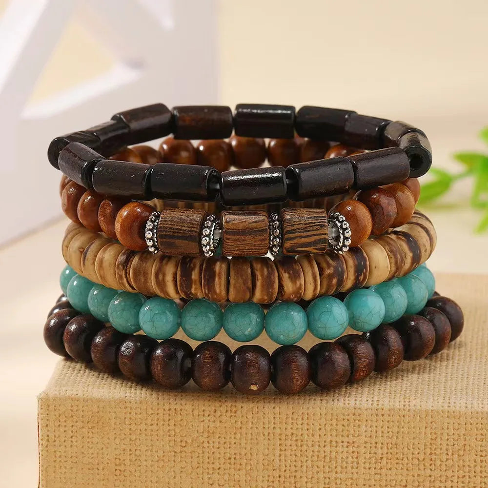 Multicolored Ethnic Style Bracelets 1