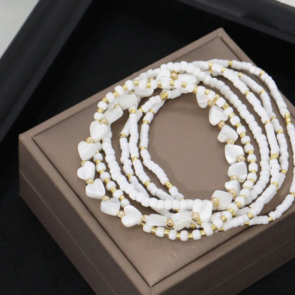 Beaded Bracelets and Hearts