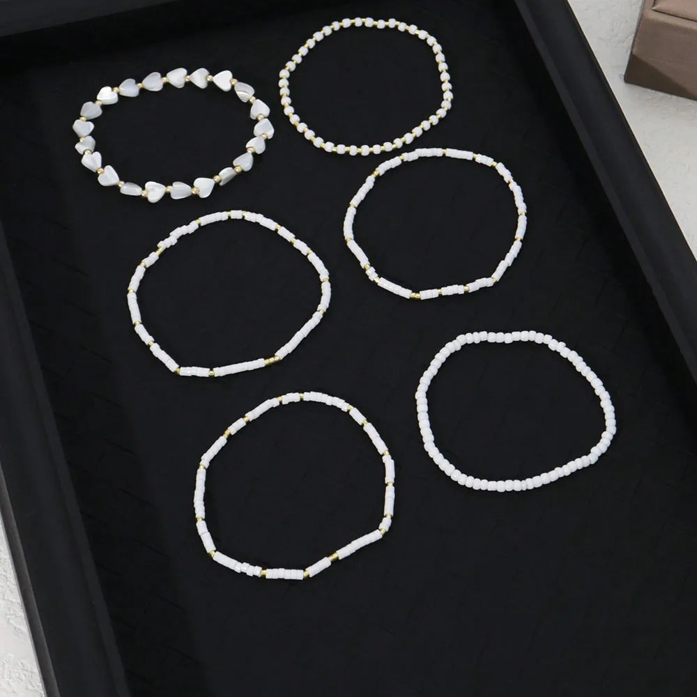 Beaded Bracelets and Hearts