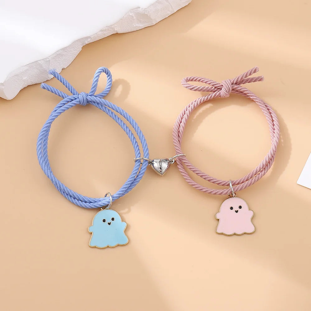 Bracelets pour Couples d'Amis Gourmette Fantômes 2