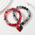 Magnetic Romantic Couple ID Bracelets 1