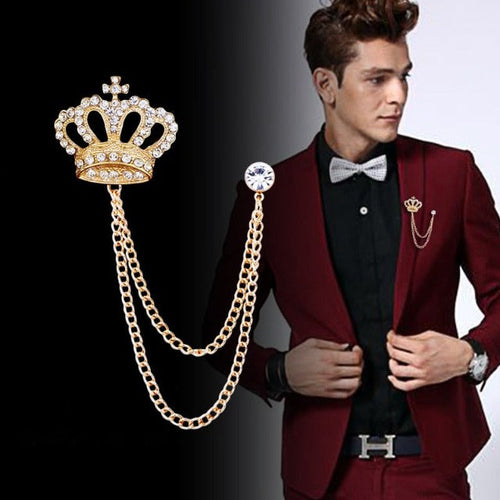 Crown Lapel Pin