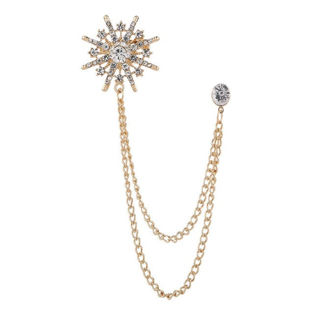 Broche De Costume Etoiles