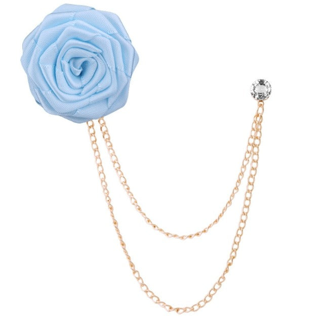 Broche De Costume Fleur De Rose