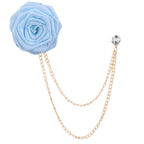 Rose Flower Lapel Pin – Elegant Suit Brooch