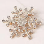 Snowflake Winter Brooch for Women