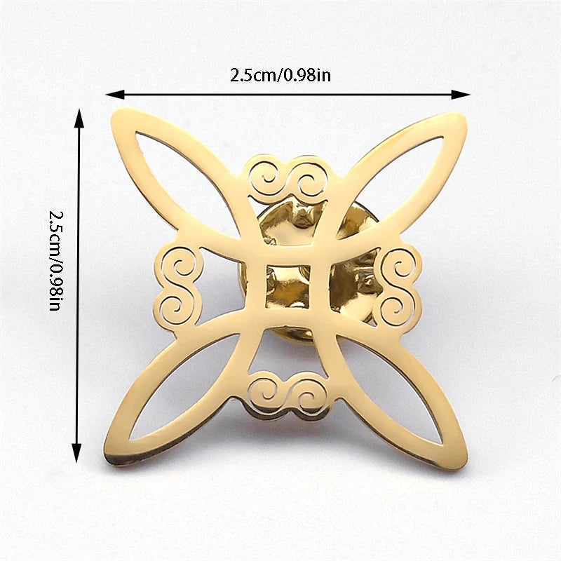 Witch Knot Brooch Wiccan Protection Pins