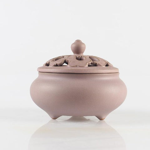 Brûleur d'Encens Terre Cuite Ceramique rosé