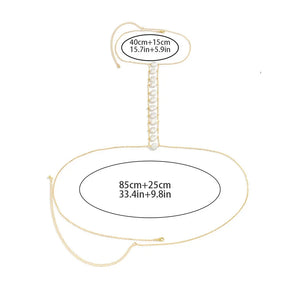 Chaîne de Décolleté Femme Collier Bijou Poitrine