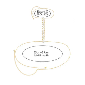 Chaîne de Décolleté Femme Collier Bijou Poitrine