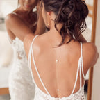 Back Chain Necklace Dorsal Ornament Woman Beads