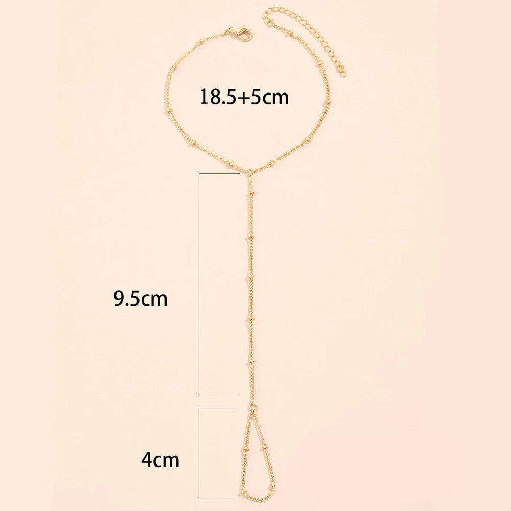 Hand Chain & Finger Hand Bracelet Women's Jewelry