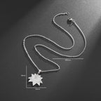 Lotus Flower Chain & Medallion