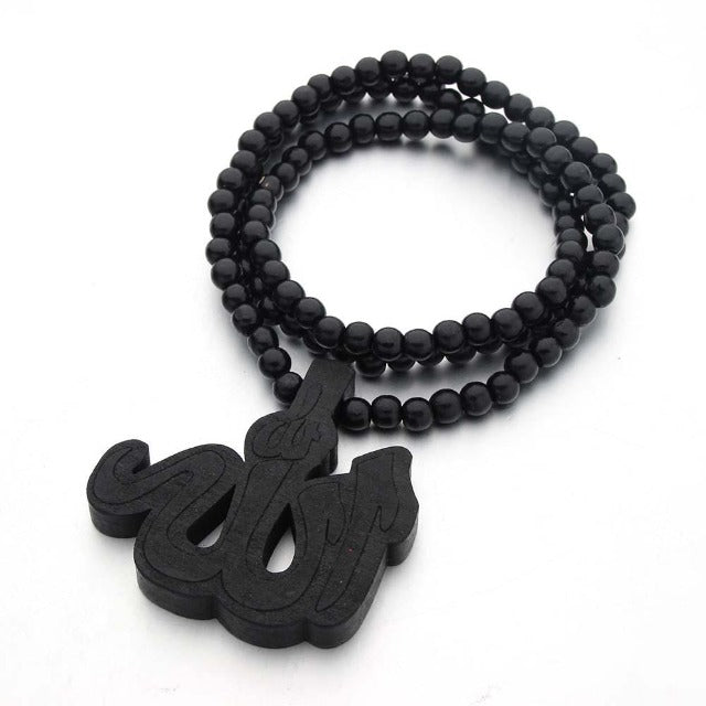 Black Arabic Muslim Rosary Sebha