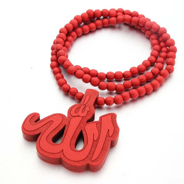 Red Arabic Muslim Rosary Sebha