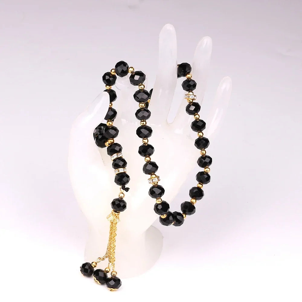 Bracelet chapelet pour homme ou femme arabe noir