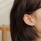 Women's Lotus Flower Stud Earrings