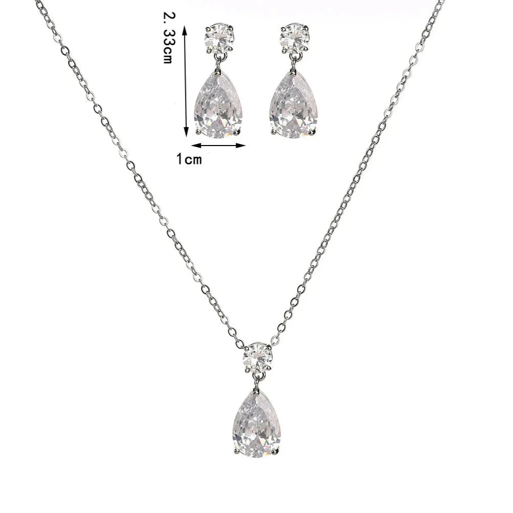 Set of 3 Water Drop Jewelry