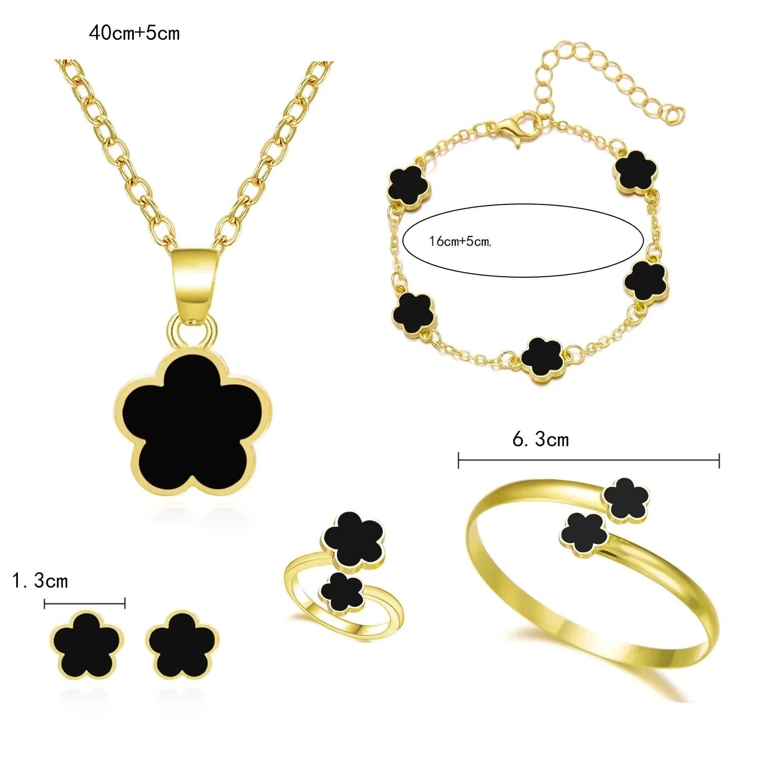 Clover Set of 5 Jewelry