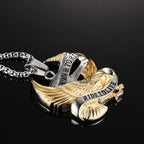 Eagle Biker Necklace