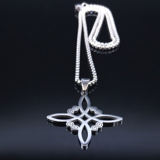 Protection Amulet Necklace Witch's Knot