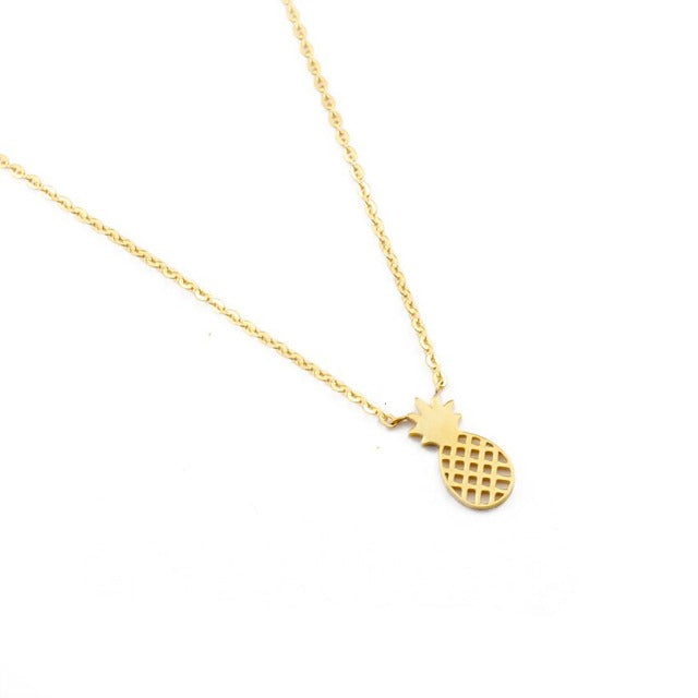 Pineapple Necklace Gold & Silver for Women gold