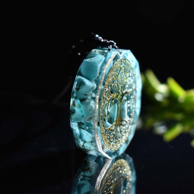 Tree of Life Orgonite Necklace
