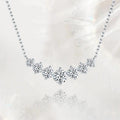 Artemis Spark Arc Necklace - Moissanite Diamond 