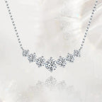 Artemis Spark Arc Necklace - Moissanite Diamond 