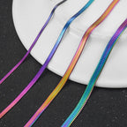 Collier avec pendentif arc-en-ciel homme ou femme