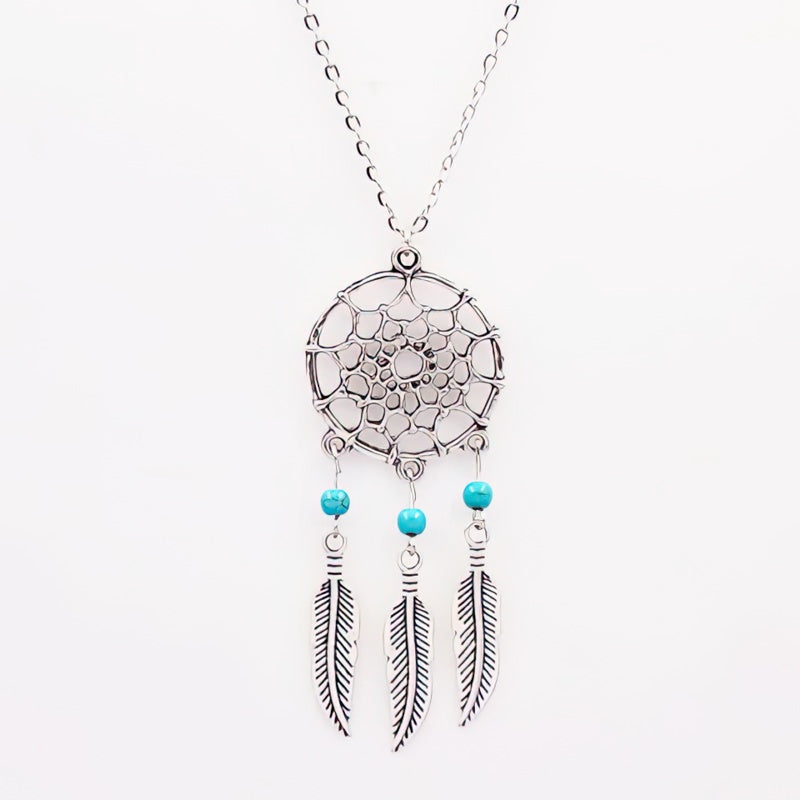 Dreamcatcher Necklace Gold