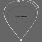 Collier avec Fin Pendentif Goutte d'Eau