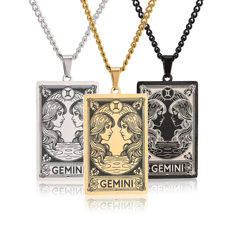 Necklace with Pretty Astrological Zodiac Sign Pendant