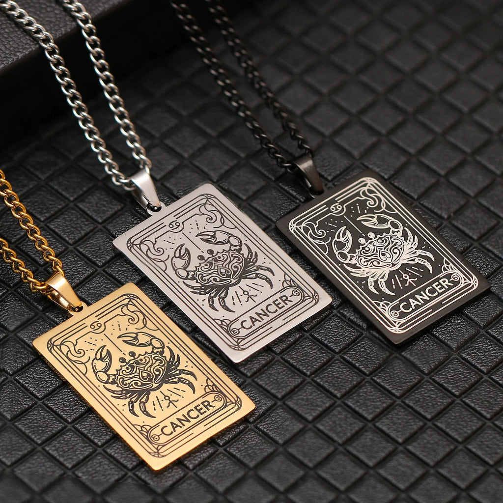 Necklace with Pretty Astrological Zodiac Sign Pendant